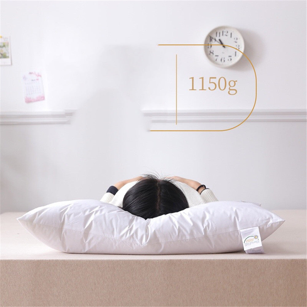 High-End Sateen Cotton Fluffy Pillow Core
