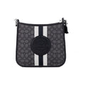 Coach Dempsey Black Patch File Crossbody Bag