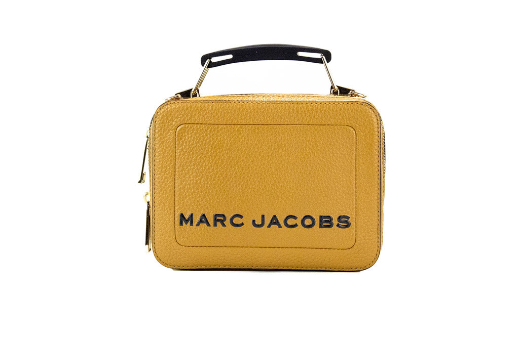 Marc Jacobs The Box Golden Brown Top Handle Bag