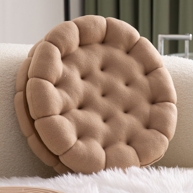 Simulation Biscuit Cushion for Home Decor