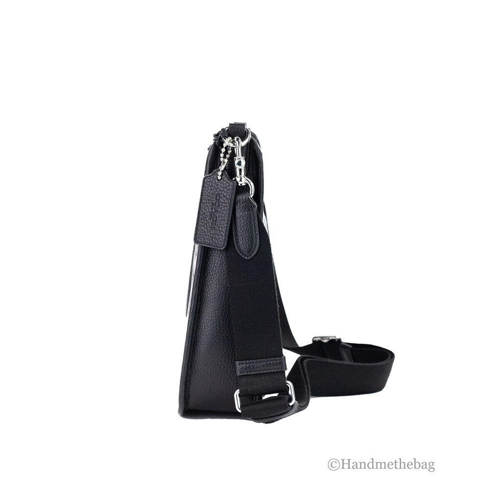 Coach Dempsey Black Patch File Crossbody Bag