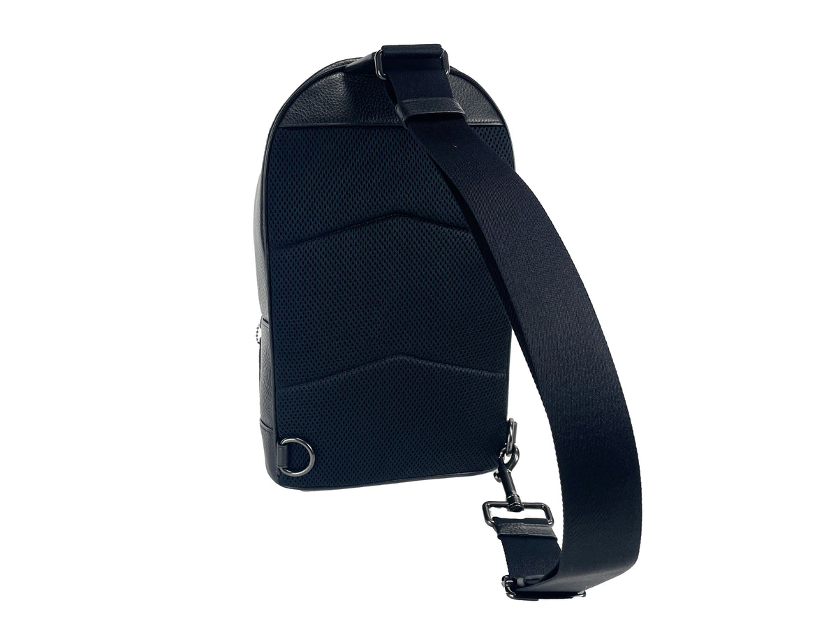 Coach (2540) West Black Leather Sling Pack Bag