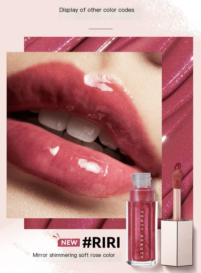 Fenty Beauty Glossy Lip Stain in Stardust Cookie 2023