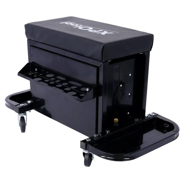 Heavy Duty Workshop Bench - Rolling Bench For Garages And Workshops With 360 Degree Swivel Wheels - Ideal Mechanical Bench Or Workshop Bench