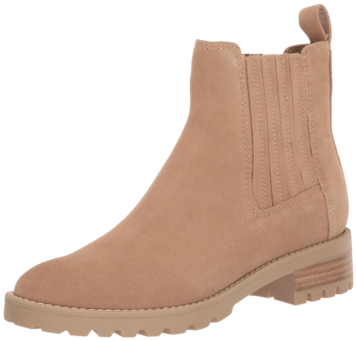 Dolce Vita Womens FRAYA Fashion Boot Taupe Suede H2O 8.5