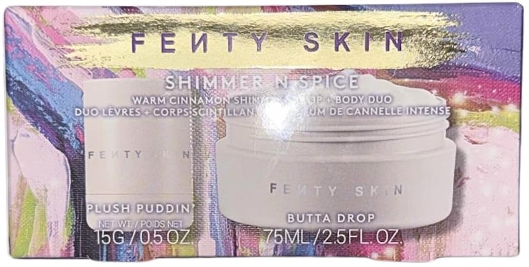 Fenty Skin Shimmer N Spice Warm Cinnamon Shimmering Lip and Body Duo