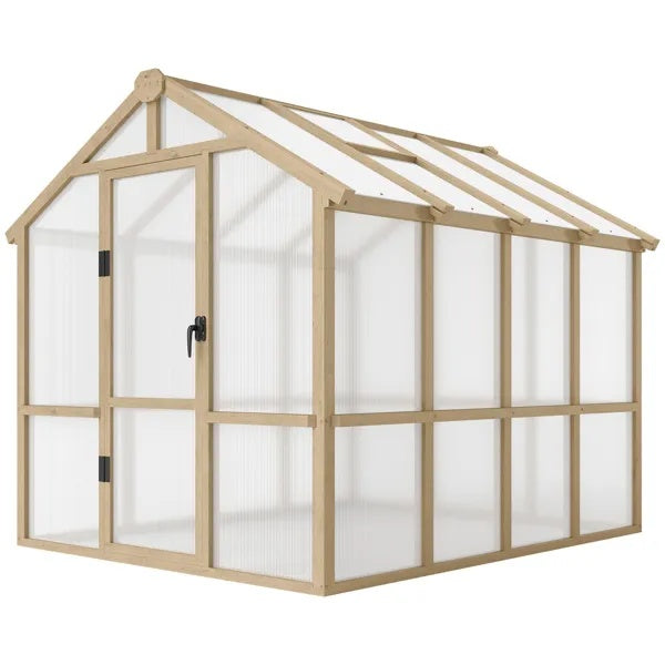 Wooden Walk-in Greenhouse Kit  Amazon Shipping Prohibited By WalMart