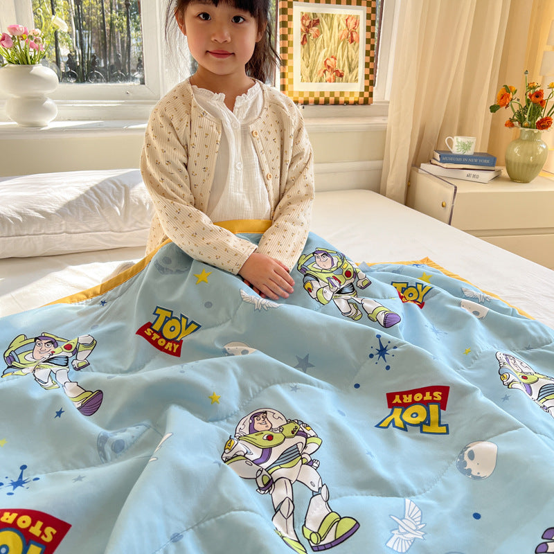 Disney Cartoon Kids Summer Blanket for Infants