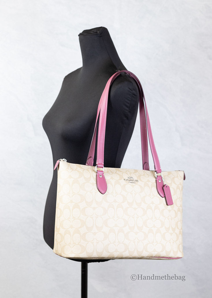 Coach Gallery Signature Tote Shoulder Bag