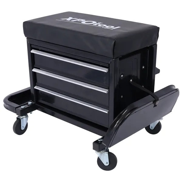 Heavy Duty Workshop Bench - Rolling Bench For Garages And Workshops With 360 Degree Swivel Wheels - Ideal Mechanical Bench Or Workshop Bench