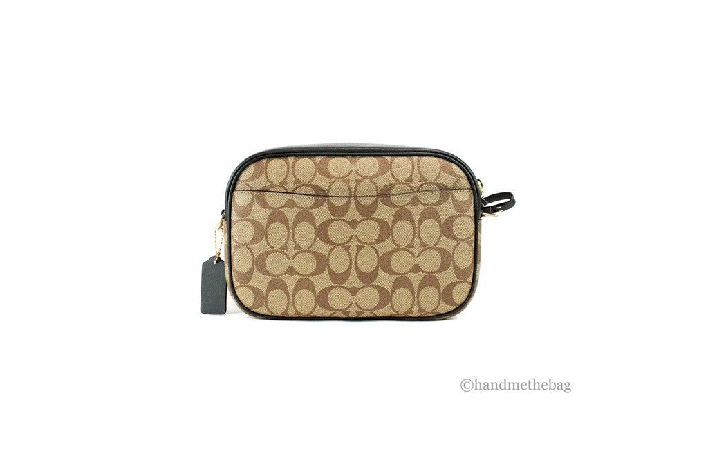 Coach Jamie Medium Varsity Signature Amazon Green Camera Crossbody