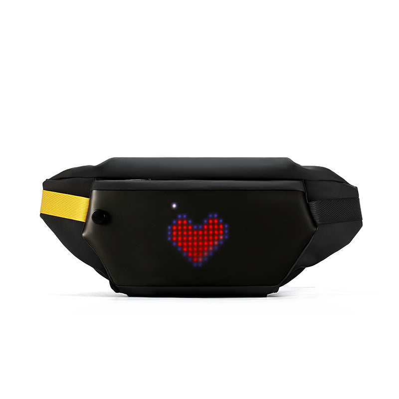 Men's DIY LED Cool Crossbody Waist Bag