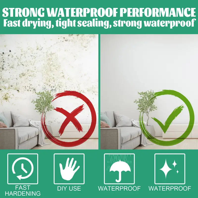 Wall Repair Paste for Cracks and Nail Holes, Waterproof