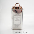Metal Glass Storage Jar for Coffee and Tea Decor