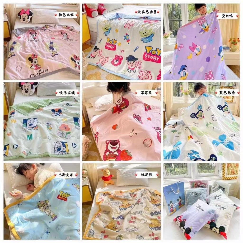 Disney Cartoon Kids Summer Blanket for Infants