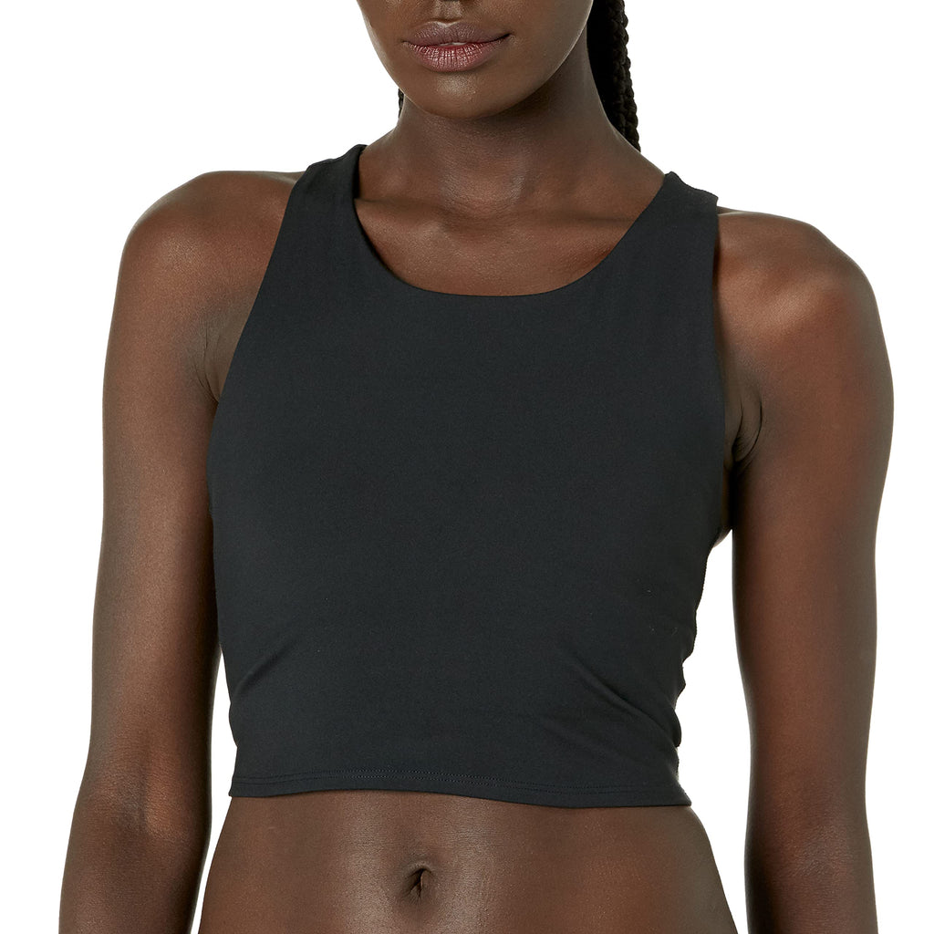 Champion Womens Crop Top Soft Touch Moisture Wicking Ribbed Cropped Top For T-Shirt Black X-Small US