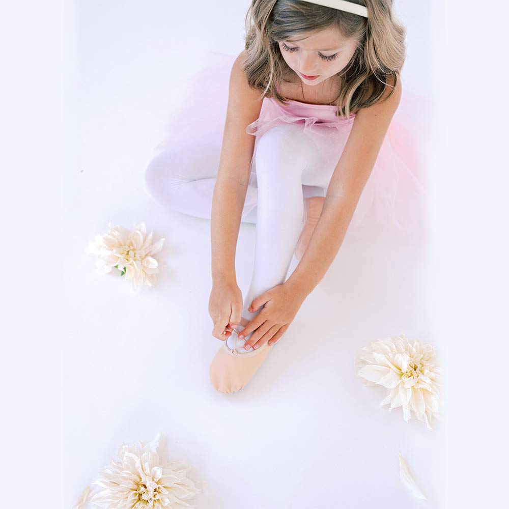 Stelle Girls' Soft Leather Ballet Shoes – Split Sole