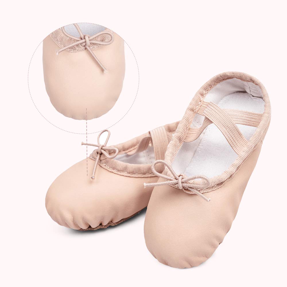 Stelle Girls' Soft Leather Ballet Shoes – Split Sole