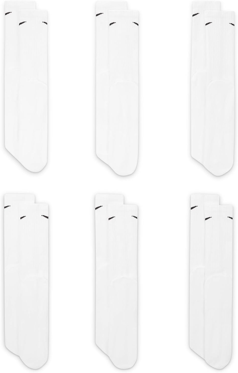 Nike Everyday Cushioned Crew Socks (6-Pack)