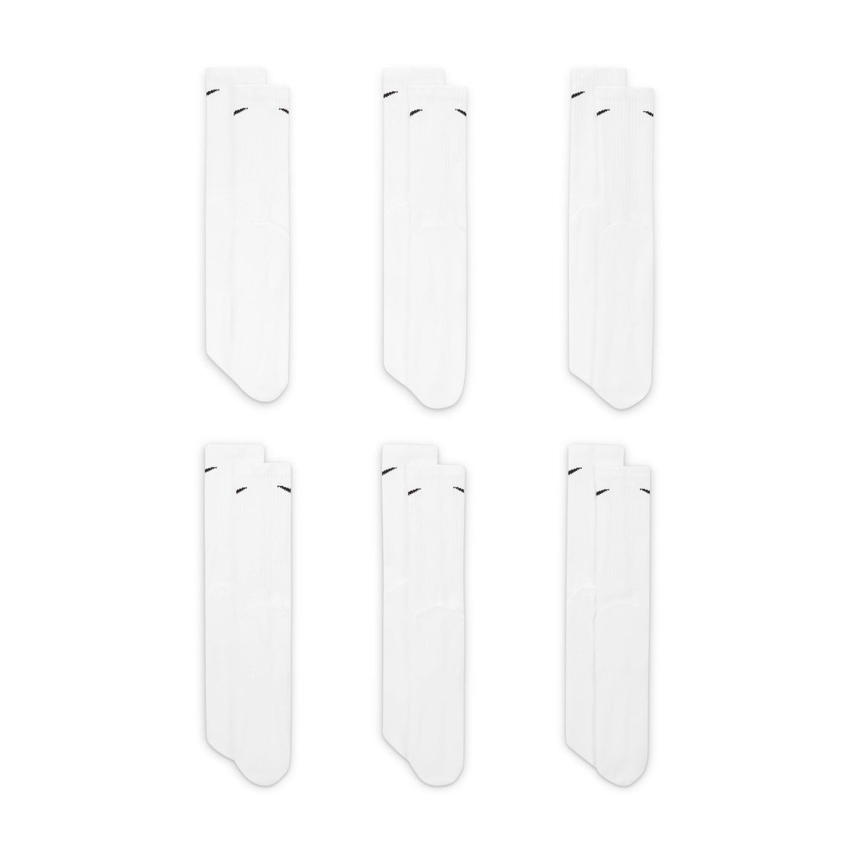 Nike Everyday Cushioned Crew Socks (6-Pack)