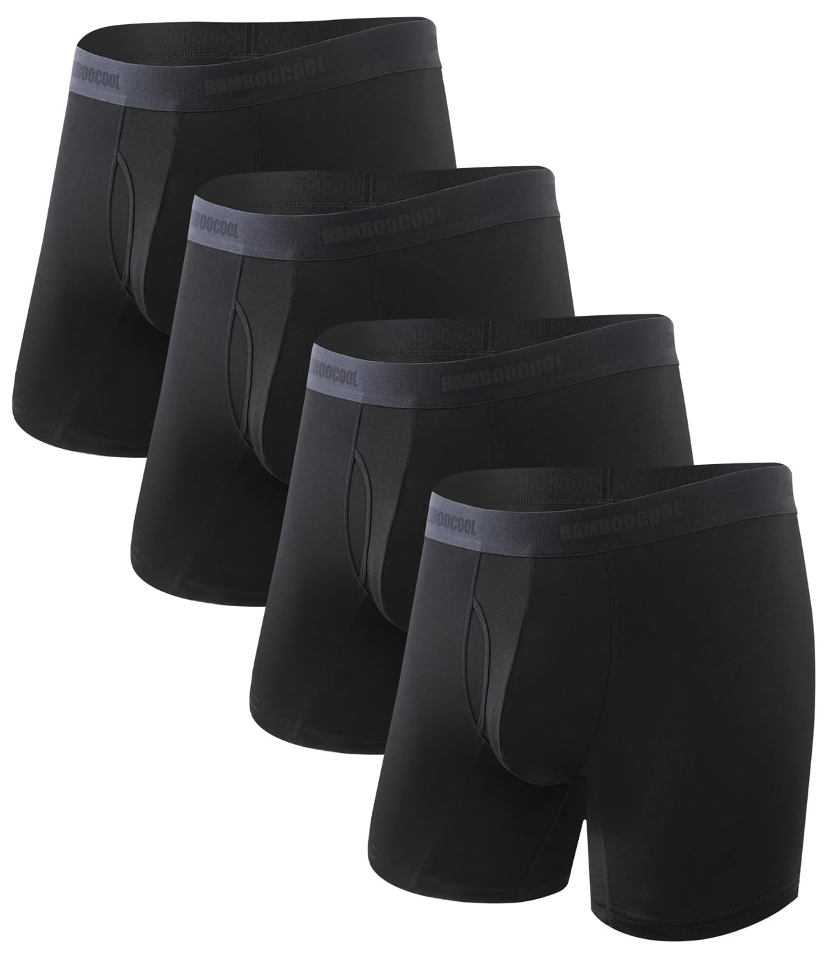 BAMBOO COOL Men's Ultra Breathable Boxer Briefs (Multipack)