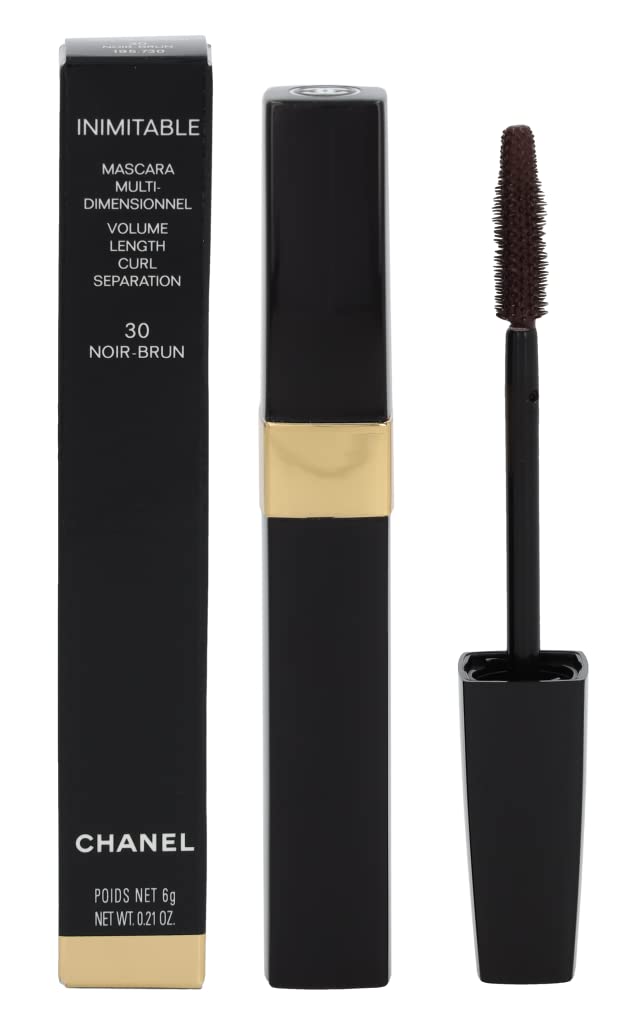 Chanel Inimitable Multi Dimensional Mascara Volume Length Curl Separation 30 Noir - Brown 6g/0.21oz