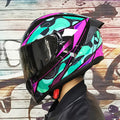 Full-Face Electric Motorcycle Helmet (One Piece)