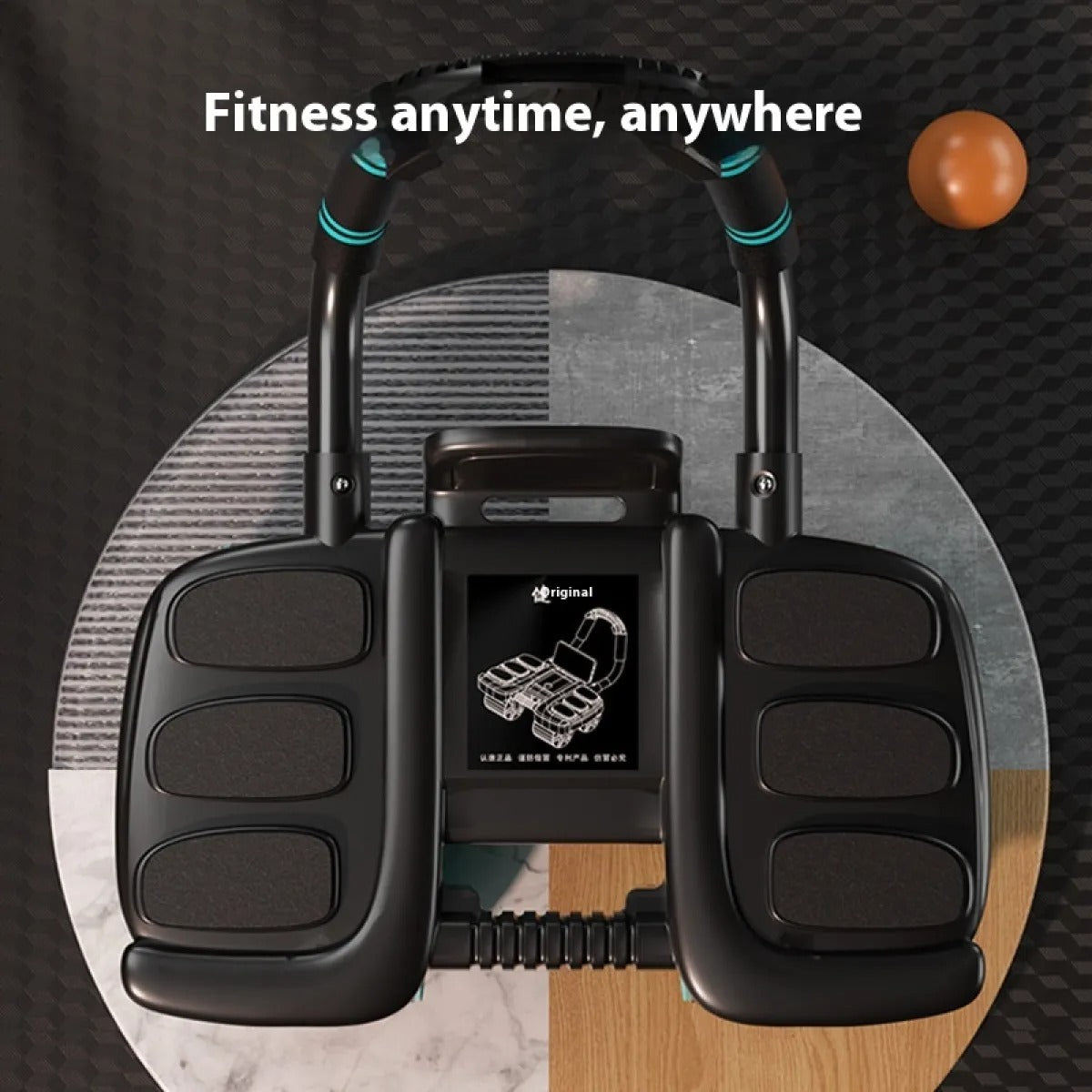 Intelligent Auto-Rebound Ab Wheel