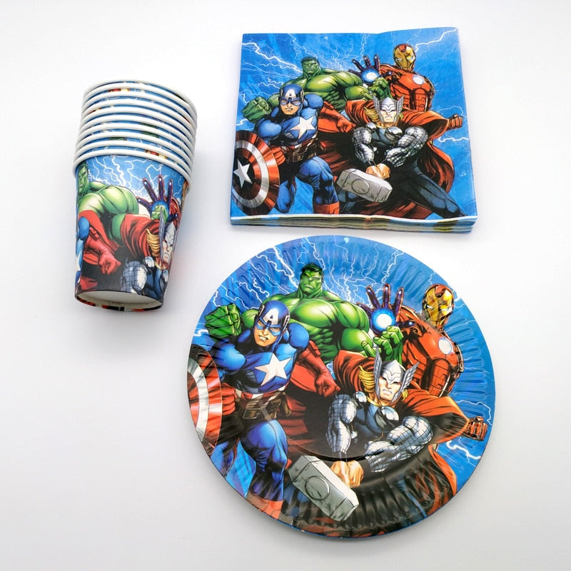 Avengers Captain America Birthday Party Decor Supplies