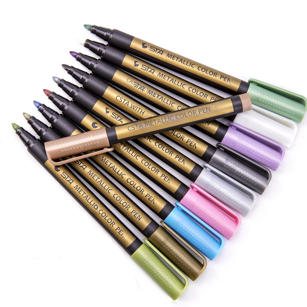 Colorful Metal Markers for DIY Scrapbooking (Set)