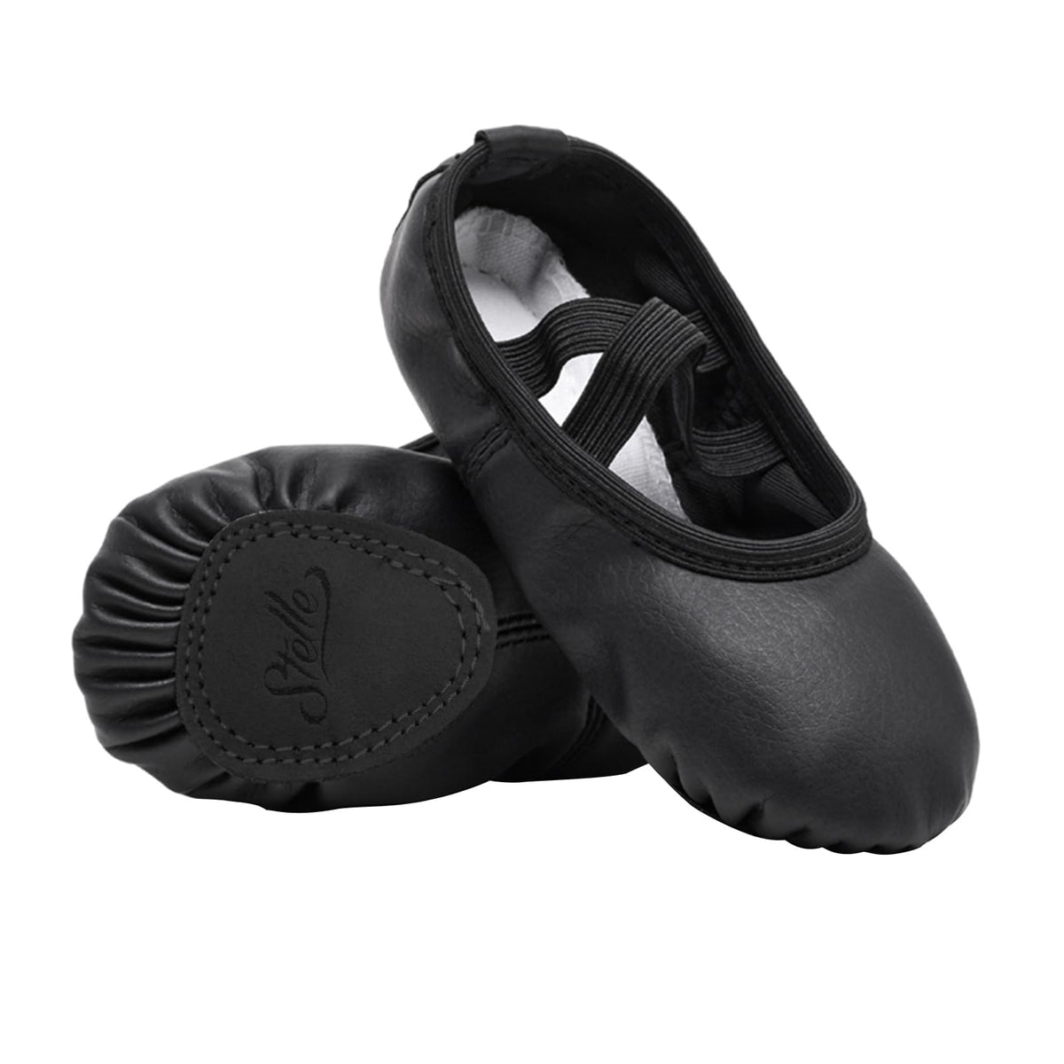 Stelle Girls' Soft Leather Ballet Shoes – Split Sole