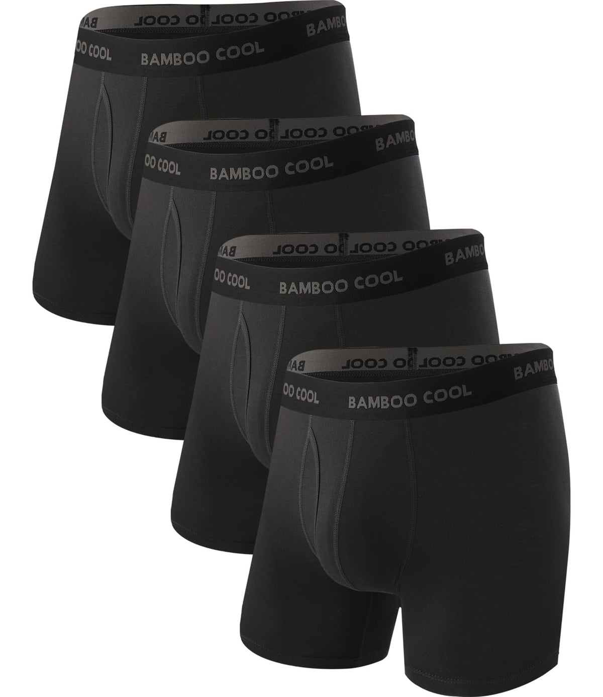 BAMBOO COOL Men's Ultra Breathable Boxer Briefs (Multipack)
