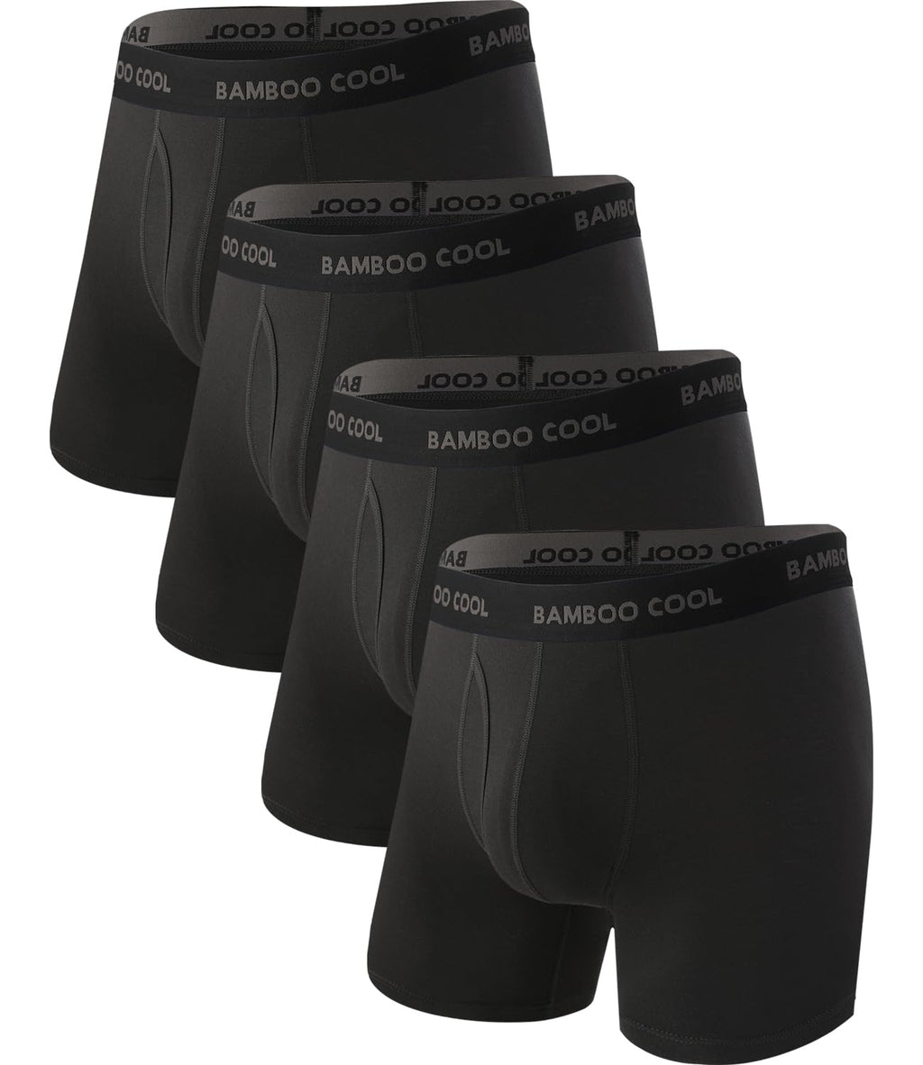 BAMBOO COOL Men's Ultra Breathable Boxer Briefs (Multipack)