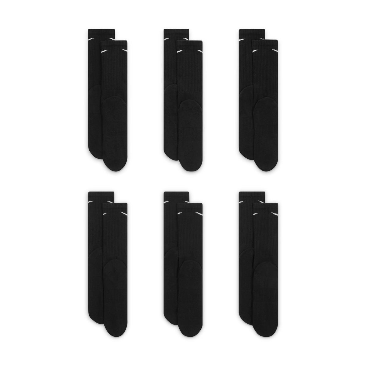 Nike Everyday Cushioned Crew Socks (6-Pack)