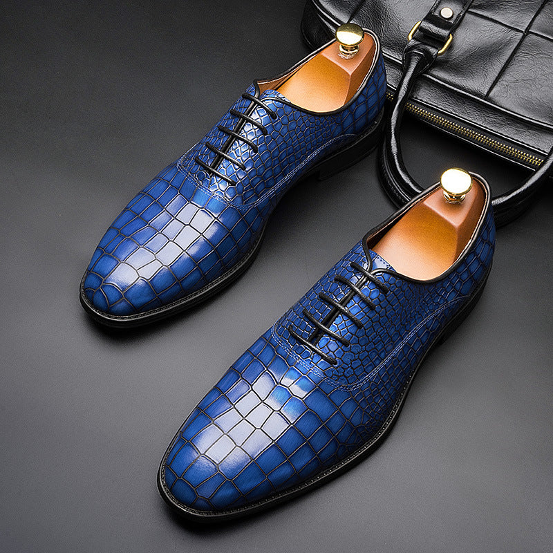 High-End Men's Leather Pointed Toe Shoes