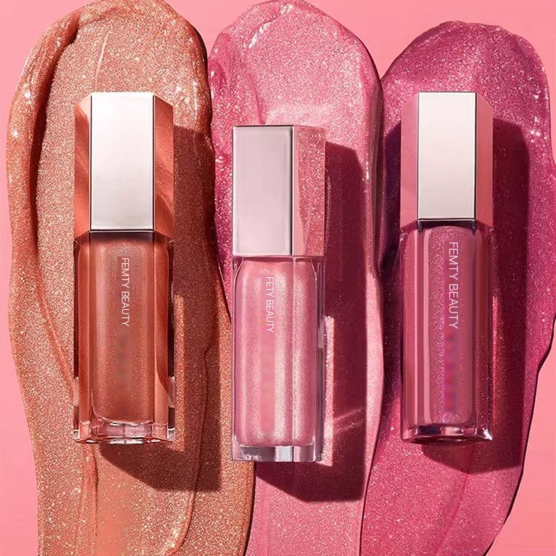 Fenty Beauty Glossy Lip Stain in Stardust Cookie 2023