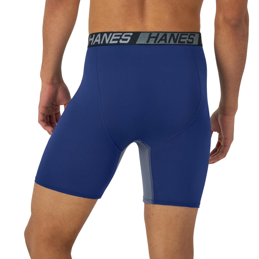 Hanes Men's Total Support Pouch Boxer Briefs (3-Pack)