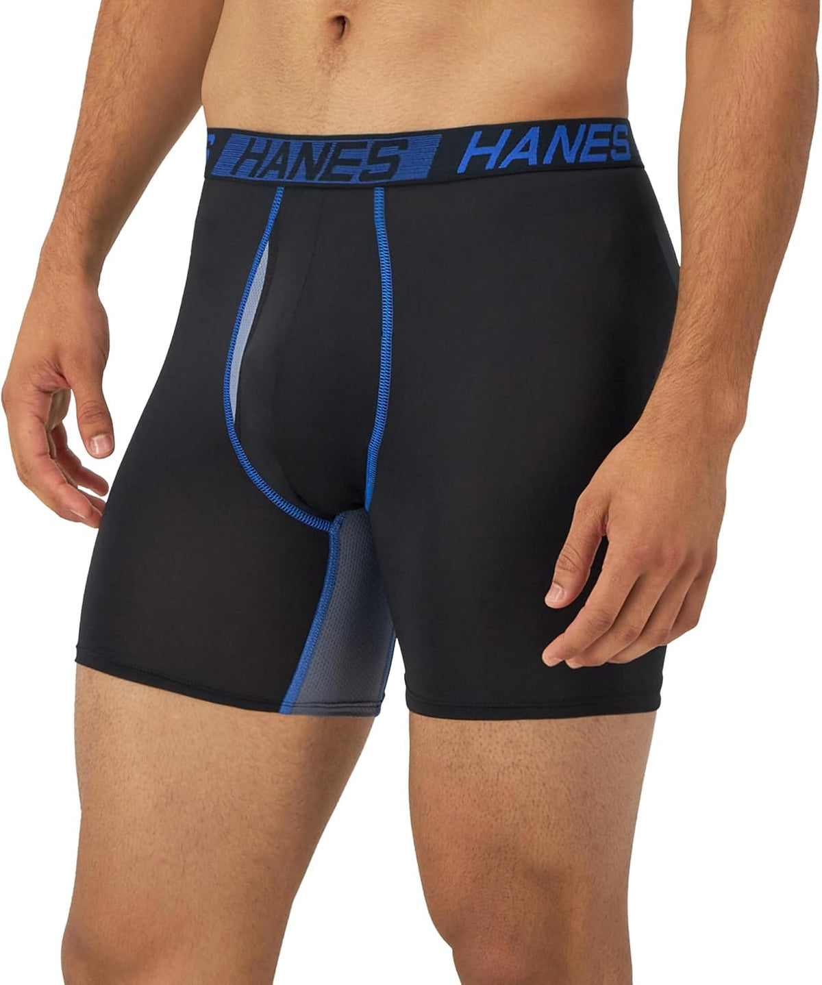 Hanes Men's Total Support Pouch Boxer Briefs (3-Pack)