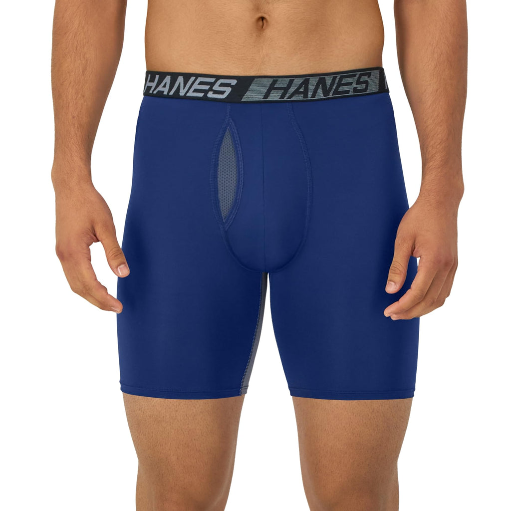 Hanes Men's Total Support Pouch Boxer Briefs (3-Pack)