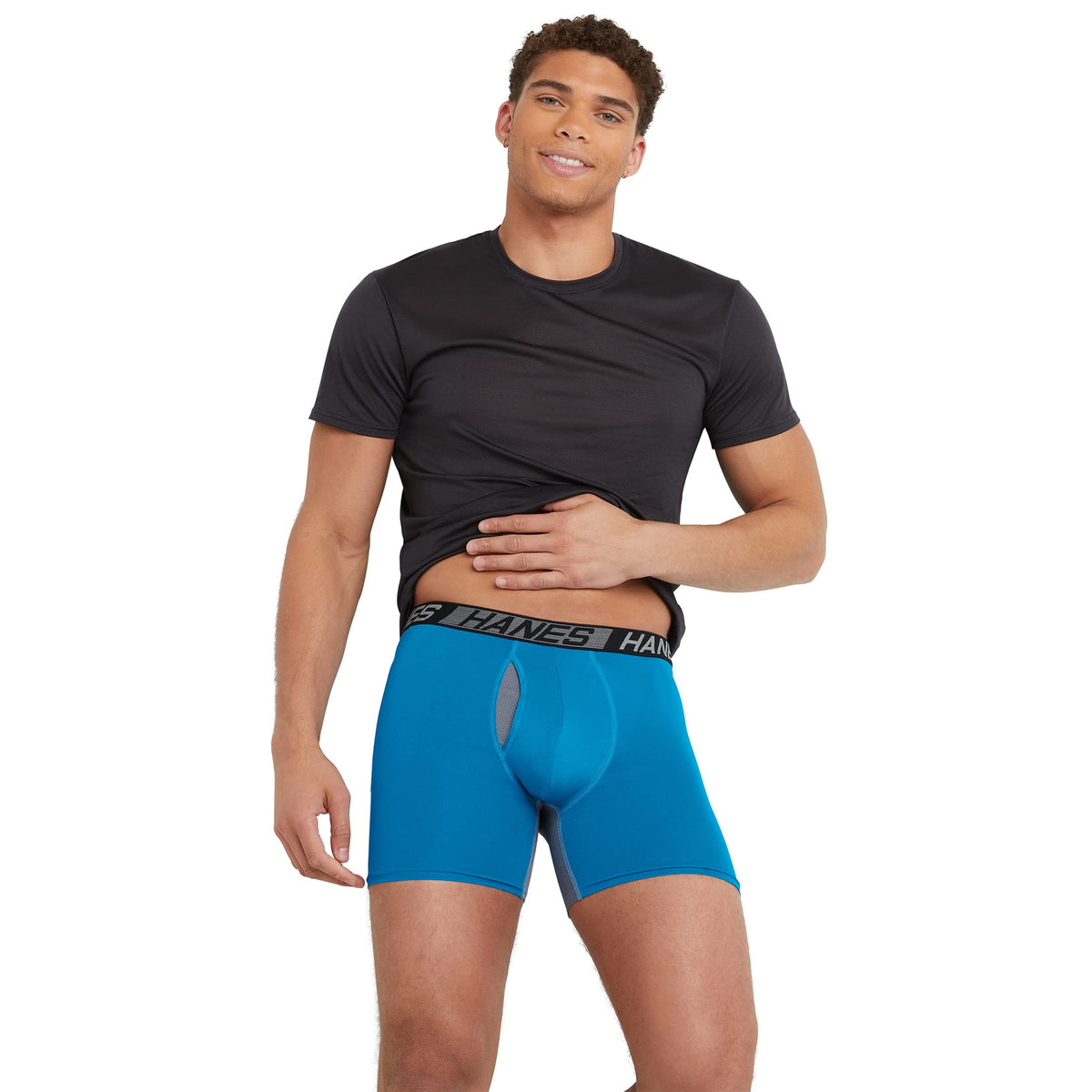 Hanes Men's Total Support Pouch Boxer Briefs (3-Pack)