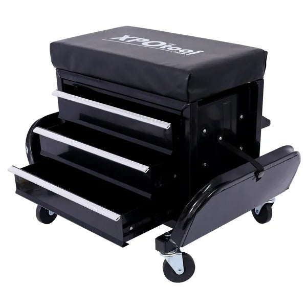 Heavy Duty Workshop Bench - Rolling Bench For Garages And Workshops With 360 Degree Swivel Wheels - Ideal Mechanical Bench Or Workshop Bench