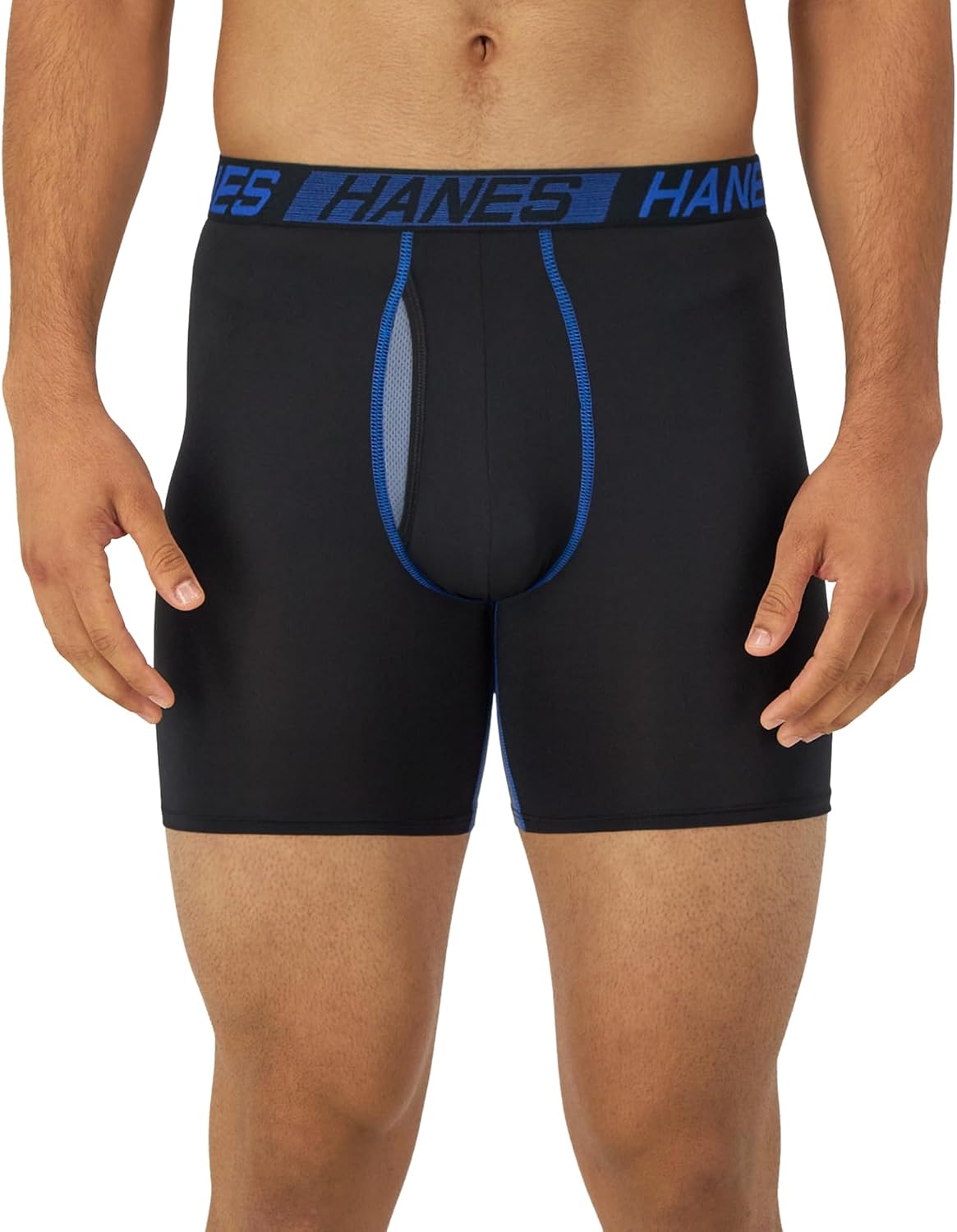 Hanes Men's Total Support Pouch Boxer Briefs (3-Pack)