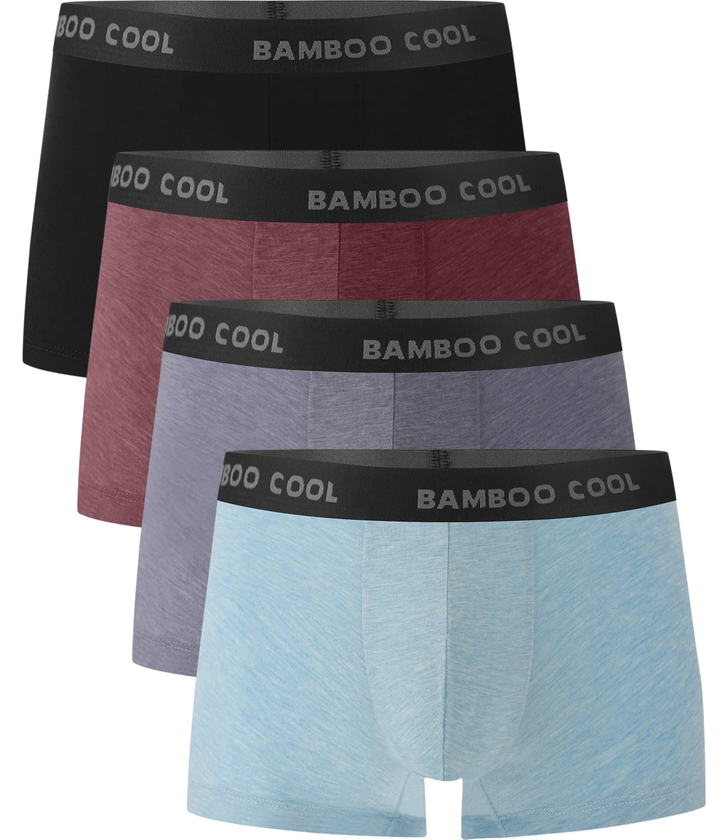BAMBOO COOL Men's Ultra Breathable Boxer Briefs (Multipack)