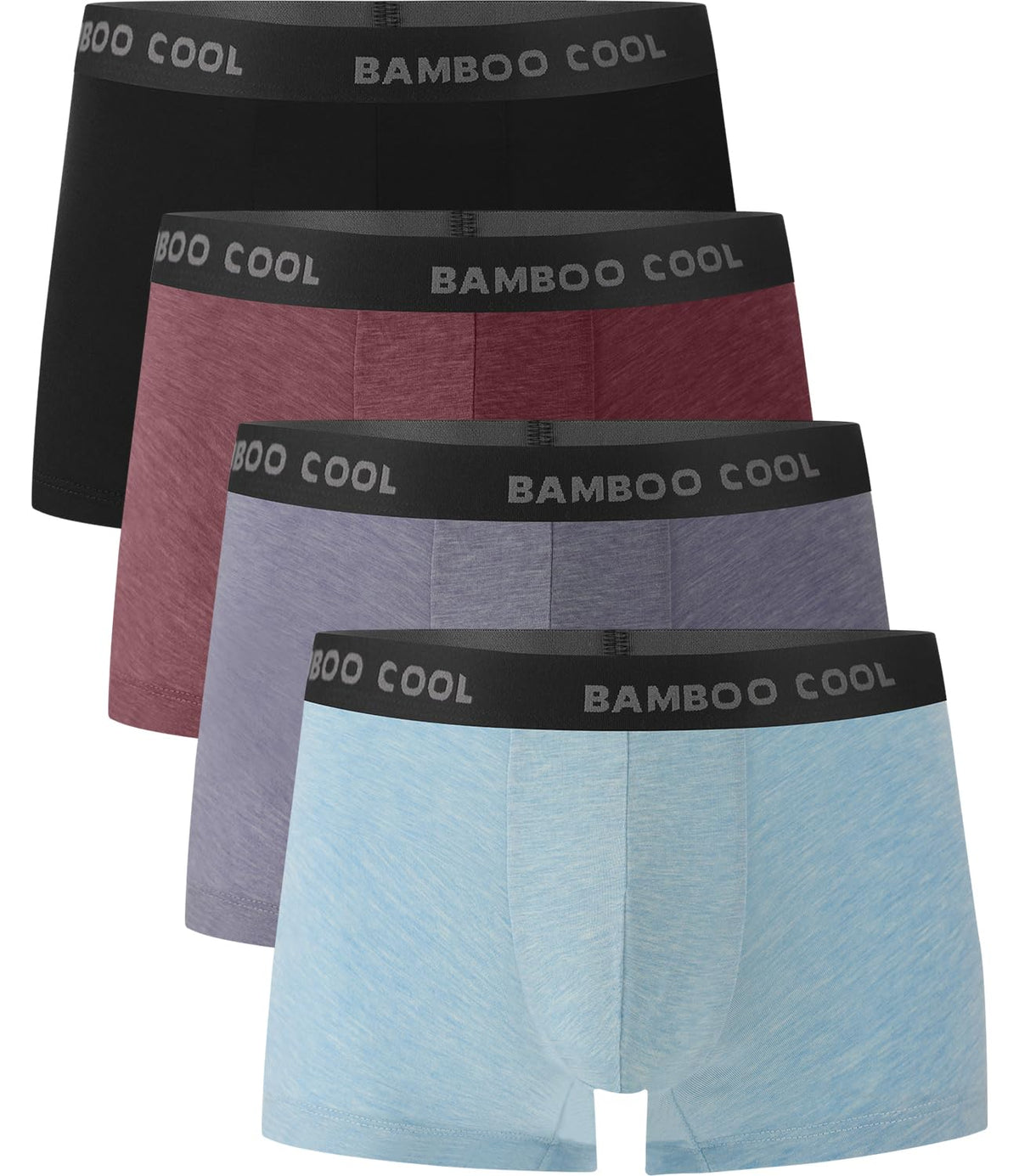 BAMBOO COOL Men's Ultra Breathable Boxer Briefs (Multipack)