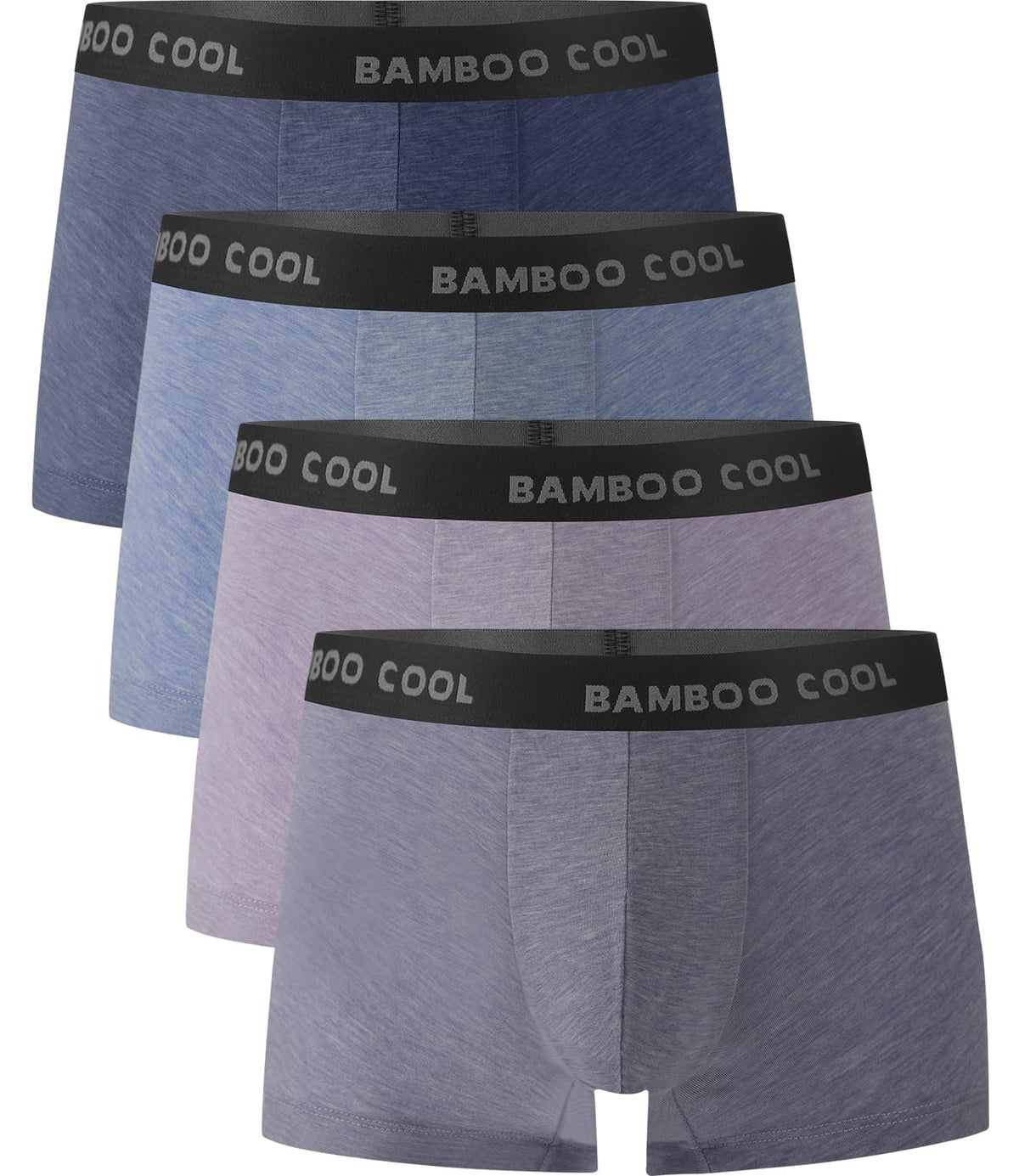 BAMBOO COOL Men's Ultra Breathable Boxer Briefs (Multipack)