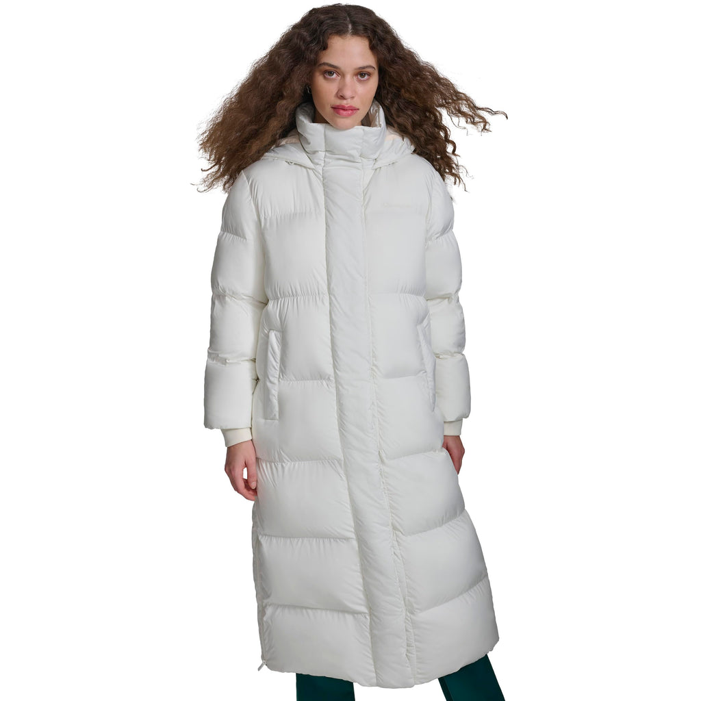 Champion Womens Extra Long Quilted Parka Marshmallow Large