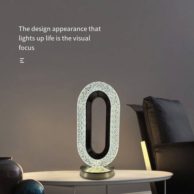 Creative LED Crystal Table Lamp with Touch Control