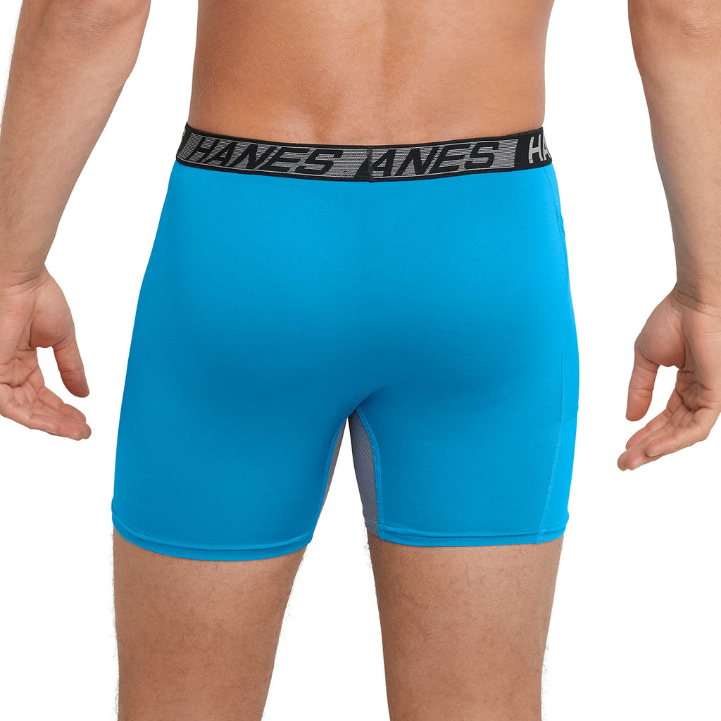 Hanes Men's Total Support Pouch Boxer Briefs (3-Pack)