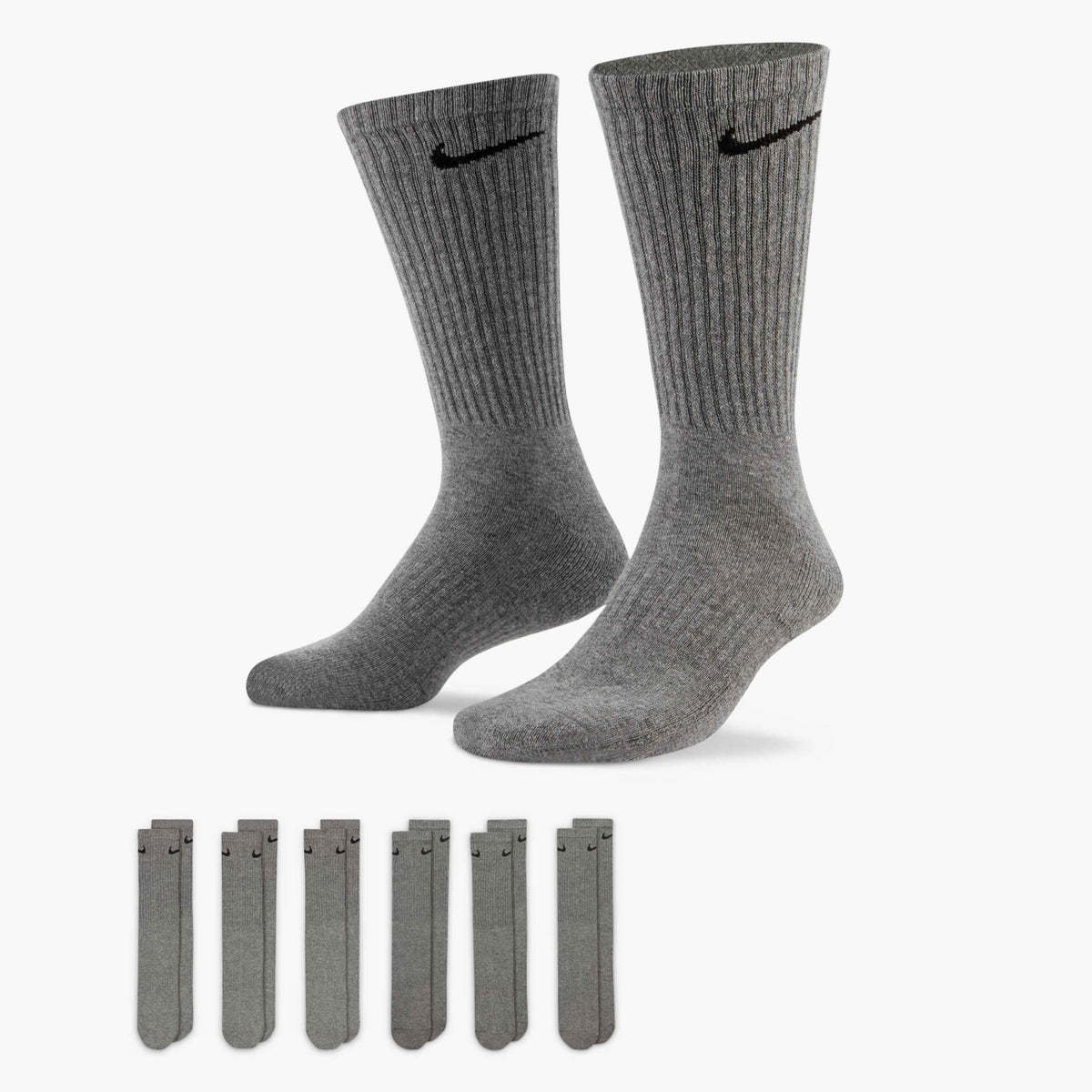 Nike Everyday Cushioned Crew Socks (6-Pack)