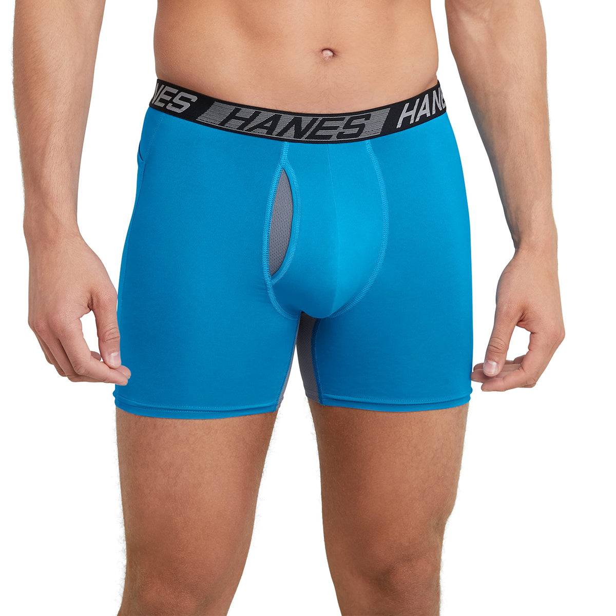 Hanes Men's Total Support Pouch Boxer Briefs (3-Pack)